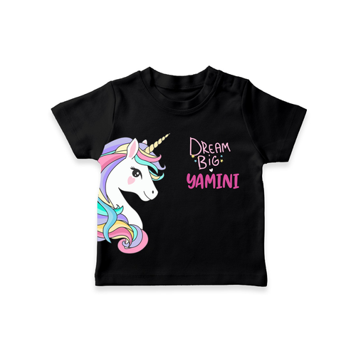 Dream Big Unicorn – Personalised Kids T-Shirt