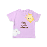 Rise and Shine – Personalised Kids T-Shirt - LILAC - 0-5 Months Old (Chest 17")