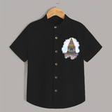 Koniamman Ther Thiruvizha Celebrations - Koniamman Themed Shirt For Adults - BLACK - S (Chest 20")