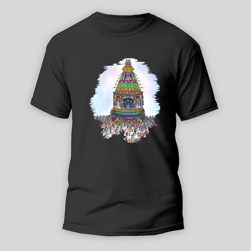 Koniamman Ther Thiruvizha Celebrations - Koniamman Themed Tshirt For Adults