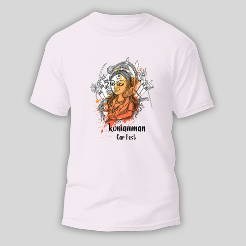 Koniamman Therottam, The Spirit of Tradition - Koniamman Themed Tshirt For Adults