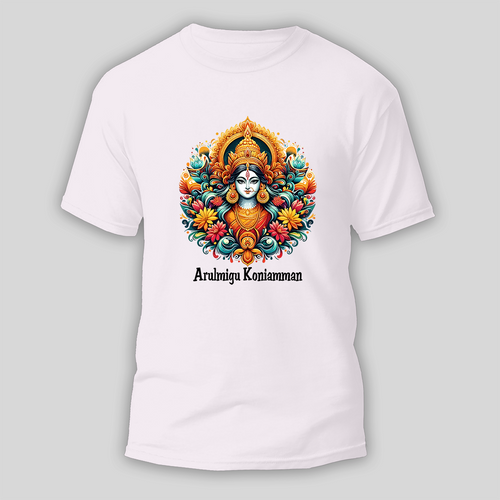 Koniamman Ther Utsavam, A Divine Experience - Koniamman Themed Tshirt For Adults