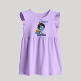 Little Krishna Baby Frock | Custom Baby Frock for Your Little Krishna - LILAC - 0 - 3 Months Old (Chest 17")