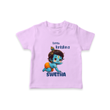 Little Krishna TShirt | Custom Baby TShirt for Your Little Krishna - LILAC - 0-5 Months Old (Chest 17")