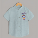 Kutty Krishna Shirt | Personalized  Shirt for Krishna Jayanthi - ARCTIC BLUE - 0 - 6 Months Old (Chest 23")