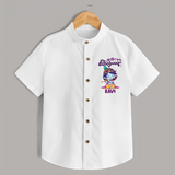 Kutty Krishna Shirt | Personalized  Shirt for Krishna Jayanthi - WHITE - 0 - 6 Months Old (Chest 23")