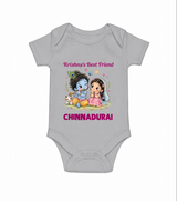 Krishna Radha Friendship Love Print Romper