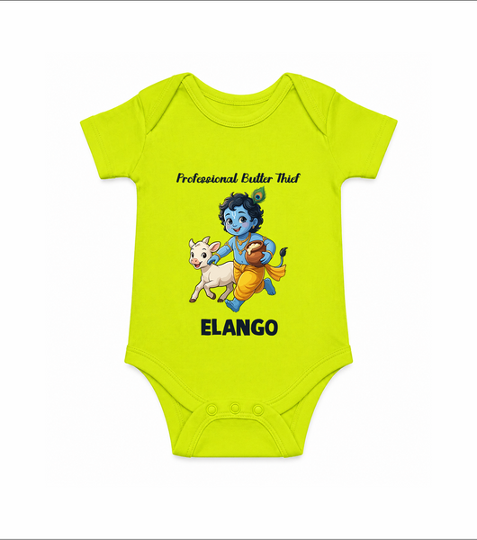 Professional Makhan Chor Krishna Print Romper