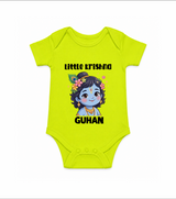 Little Krishna Floral Crown Print Romper