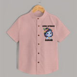 Little Krishna Floral Crown Print Shirt