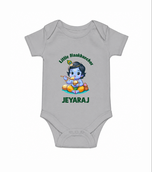 Little Maakhan Chor Butter Delight Print Romper