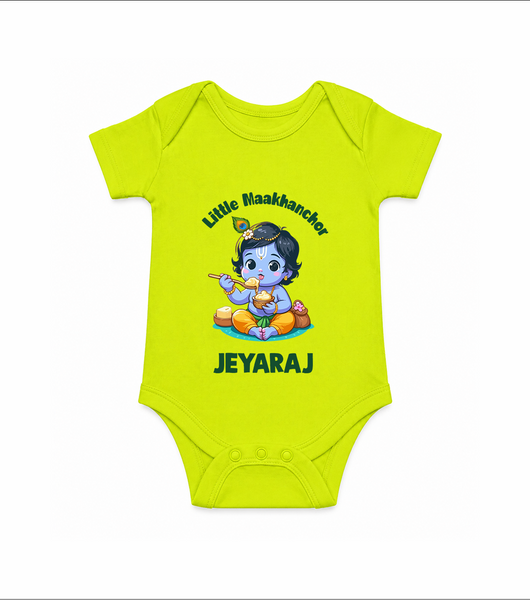 Little Maakhan Chor Butter Delight Print Romper