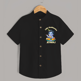 Little Maakhan Chor Butter Delight Print Shirt - BLACK - 0 - 6 Months Old (Chest 23")