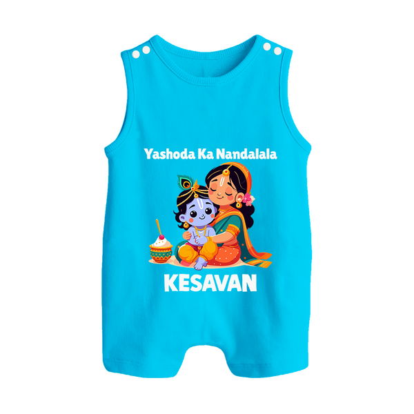 Yashoda Krishna Motherly Love Print Button Romper