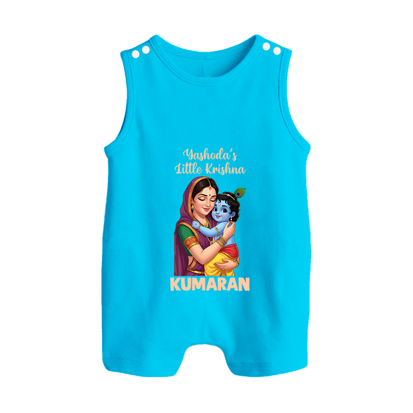 Yashoda’s Little Krishna Blessings Print Button Romper