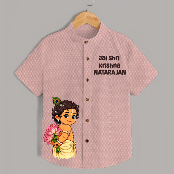 Jai Shri Krishna Divine Little Krishna Printed Shirt