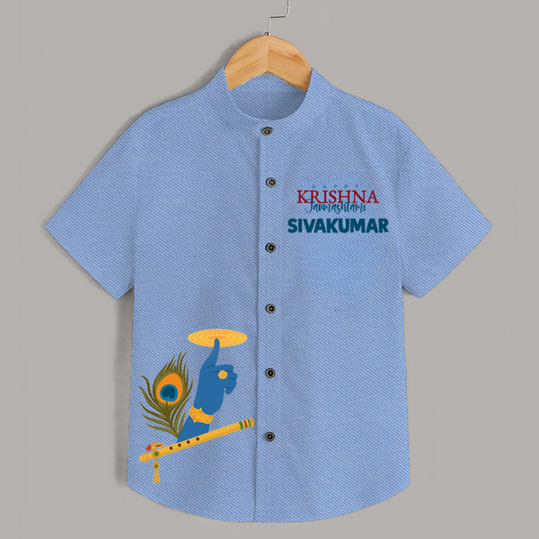 Little Govinda Flute Player Printed Shirt