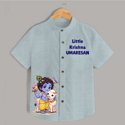 Little Krishna Cow Companion Printed Shirt