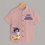 Little Krishna Cow Companion Printed Shirt