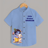 Little Krishna Cow Companion Printed Shirt