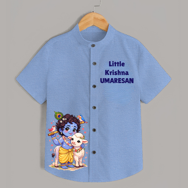 Little Krishna Cow Companion Printed Shirt
