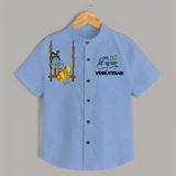 Krishna Swing Celebration Illustration Printed Shirt