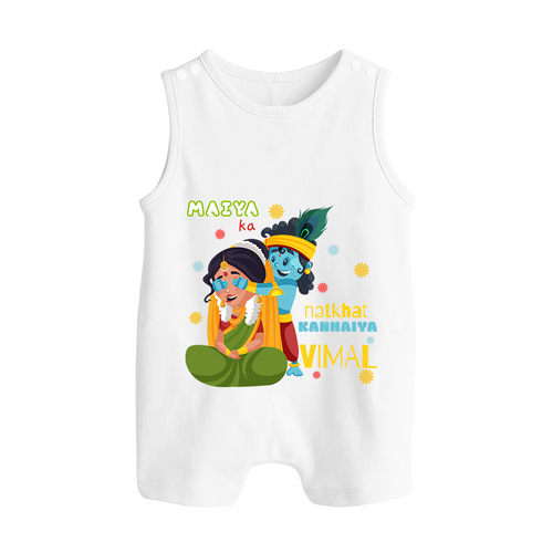 Mother's Mischievous Little Krishna Romper Suit | Custom Baby Romper Suit for Krishna's Little One