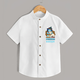 Animal Lover Krishna Shirt | Personalized Baby Shirt for Krishna Fans - WHITE - 0 - 6 Months Old (Chest 23")