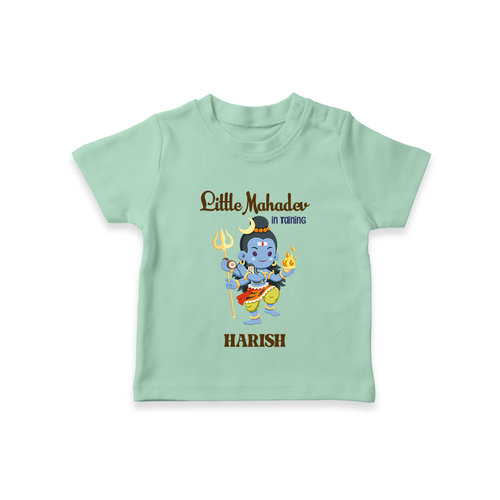 Little Mahadev In Training - Maha Shivaratri Customized T-Shirt For Kids With Name