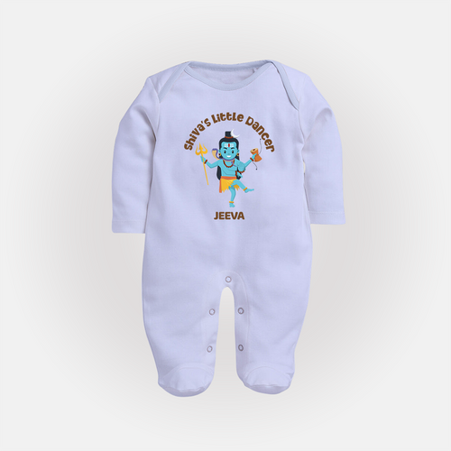 Shiva's Little Dancer - Maha Shivaratri Customized Sleep Suit For Babies With Name