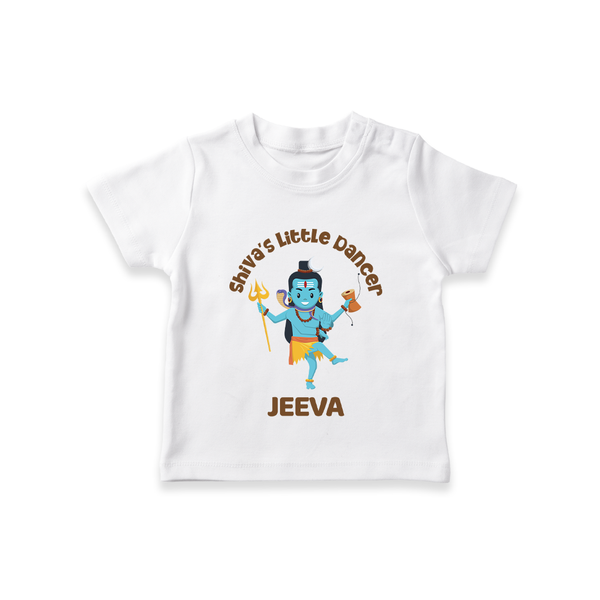 Shiva's Little Dancer T-Shirt | Custom T-Shirt for Shiva's Cosmic Child - WHITE - 0-5 Months Old (Chest 17")