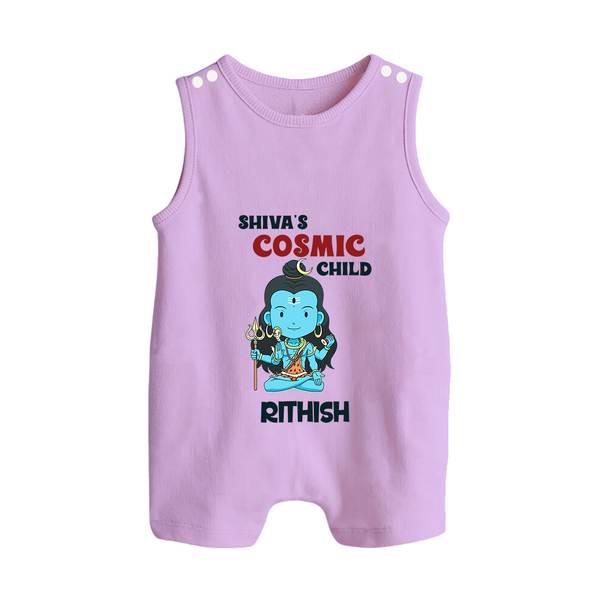 Shiva's Cosmic Child Romper Suit | Personalized Romper Suit for Shiva's Divine Baby - LILAC - 0 - 5 Months Old (Chest 18")