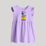 Shiva's Little Star Baby Frock | Personalized Baby Frock for the Child of Lord Shiva - LILAC - 0 - 3 Months Old (Chest 17")