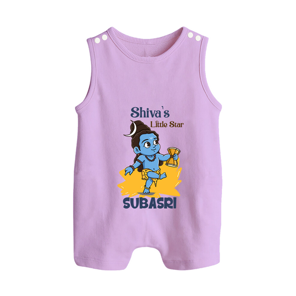 Shiva's Little Star Romper Suit | Personalized Romper Suit for the Child of Lord Shiva - LILAC - 0 - 5 Months Old (Chest 18")