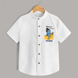 Shiva's Little Star Shirt | Personalized Shirt for the Child of Lord Shiva - WHITE - 0 - 6 Months Old (Chest 23")
