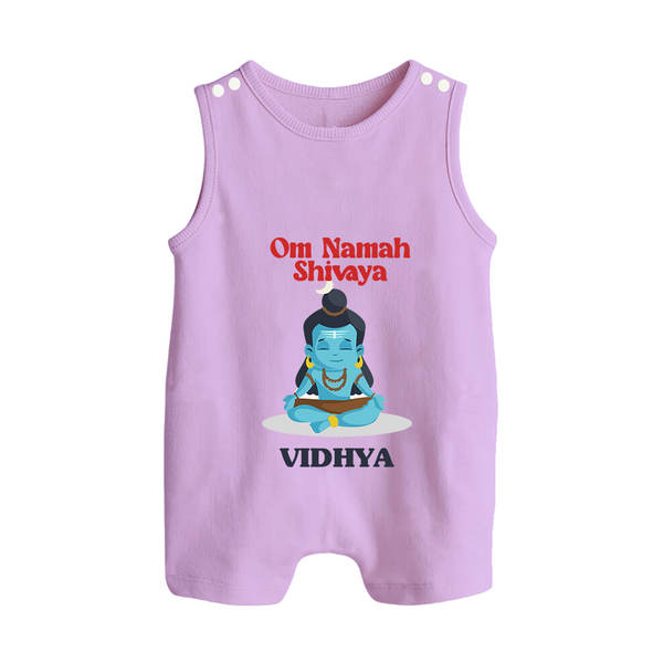 Om Namah Shivaya Romper Suit | Custom Romper Suit for Shiva's Devotional Celebration - LILAC - 0 - 5 Months Old (Chest 18")