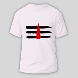 Mahashivaratri Devotion Customized T-shirt For Adult - WHITE - S (Chest 19")