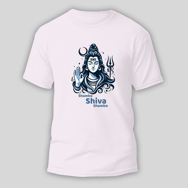 Sambo Shiva Sambo Feel The Power - Customized T-shirt For Adult - WHITE - S (Chest 19")