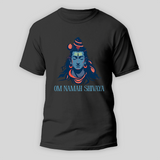 Om Namah Shivaya Strength And Serenity - Customized T-shirt For Adult - BLACK - S (Chest 19")