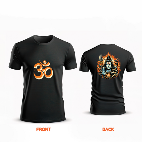 Shakti ShivaÕs Divine Energy - Front And Back Imprinted T-Shirt For Adults