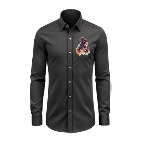 Shiva Shakti - Maha Shivaratri Themed Collared Full Sleeve Shirt for Adults