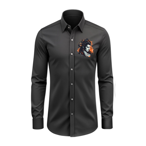 Mahadev The Eternal - Maha Shivaratri Themed Collared Full Sleeve Shirt for Adults