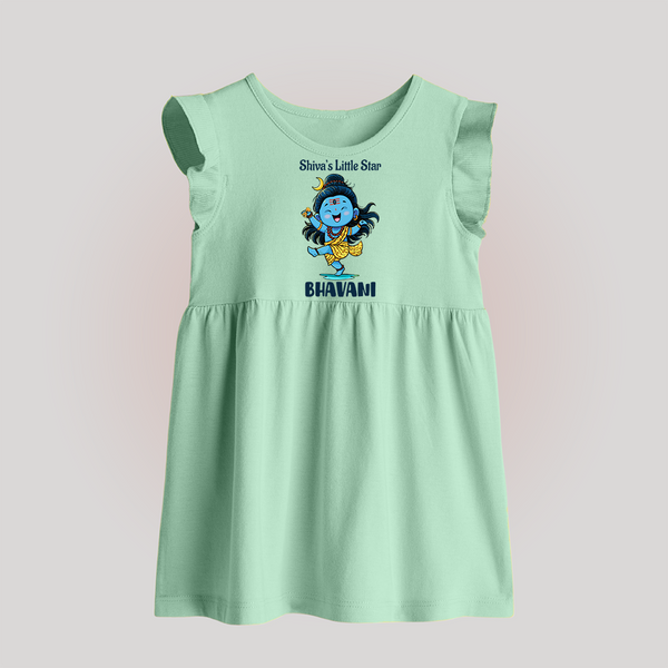 Shiva’s Little Star Kids Baby Frock – Festive Special Edition - MINT GREEN - 0 - 3 Months Old (Chest 17")