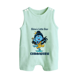 Shiva’s Little Star Kids Romper Suit – Festive Special Edition - MINT GREEN - 0 - 5 Months Old (Chest 18")