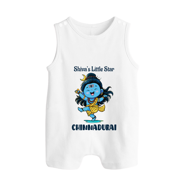 Shiva’s Little Star Kids Romper Suit – Festive Special Edition - WHITE - 0 - 5 Months Old (Chest 18")