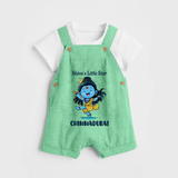 Shiva’s Little Star Kids Dungaree – Festive Special Edition - GREEN - 0 - 5 Months Old (Chest 18")