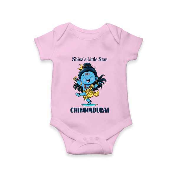 Shiva’s Little Star Kids Romper – Festive Special Edition - BABY PINK - New Born (Chest 14")