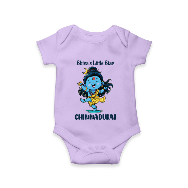 Shiva’s Little Star Kids Romper – Festive Special Edition - LILAC - New Born (Chest 14")