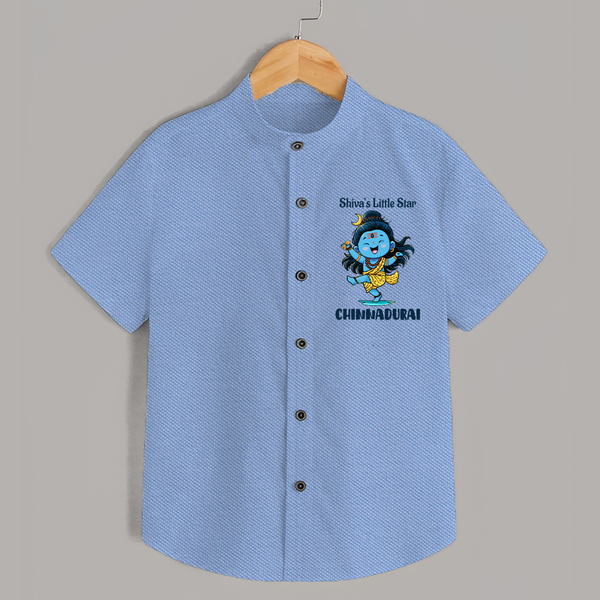 Shiva’s Little Star Kids Shirt – Festive Special Edition - SKY BLUE - 0 - 6 Months Old (Chest 23")