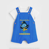 Shiva’s Little Star Kids Dungaree – Festive Special Edition - COBALT BLUE - 0 - 5 Months Old (Chest 18")